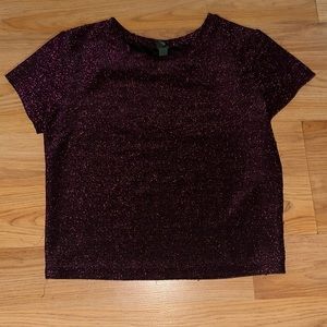 Women’s Wild Fable Glittery Crop Top
